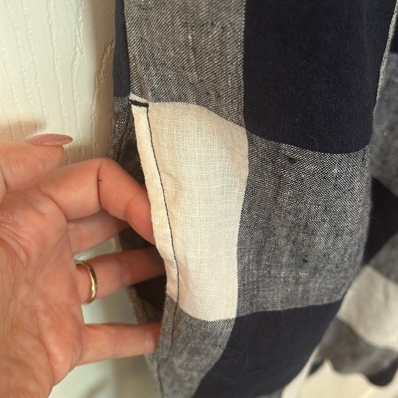 crown & ivy ~ SZ S ~ 100% Linen ~ A-Line Dress ~worn maybe 3 times - Picture 4 of 4